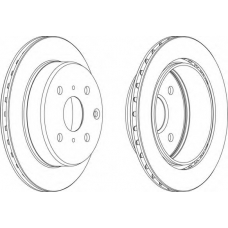 DDF611-1 FERODO Тормозной диск
