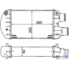 8ML 376 776-271 HELLA Интеркулер