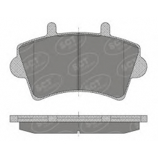 SP 419 SCT Комплект тормозных колодок, дисковый тормоз