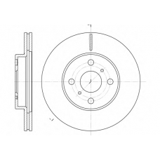 D6635.10 WOKING Тормозной диск