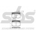 1501222510 S.b.s. Комплект тормозных колодок, дисковый тормоз