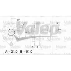 436131 VALEO Генератор