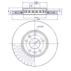 142.1493 CAR Тормозной диск