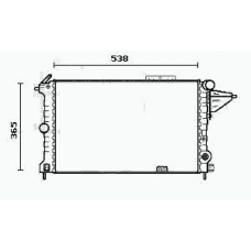 RM0186 EQUAL QUALITY Радиатор, охлаждение двигателя