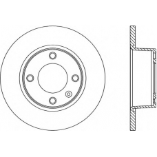 BDA1759.10 OPEN PARTS Тормозной диск