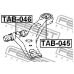 TAB-046 FEBEST Подвеска, рычаг независимой подвески колеса