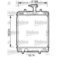 735069 VALEO Радиатор, охлаждение двигателя