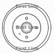 FBR790 FIRST LINE Тормозной барабан