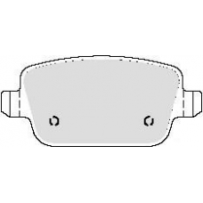ADB01610 COMLINE Комплект тормозных колодок, дисковый тормоз