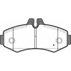 BPA0701.00 OPEN PARTS Комплект тормозных колодок, дисковый тормоз