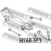HYAB-SF1 FEBEST Подвеска, рычаг независимой подвески колеса