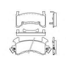 MDB1595 MINTEX Комплект тормозных колодок, дисковый тормоз
