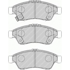 FSL1533 FERODO Комплект тормозных колодок, дисковый тормоз