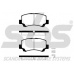 1501225210 S.b.s. Комплект тормозных колодок, дисковый тормоз