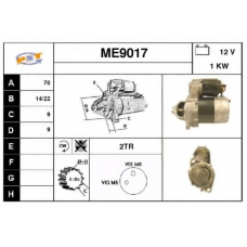 ME9017 SNRA Стартер