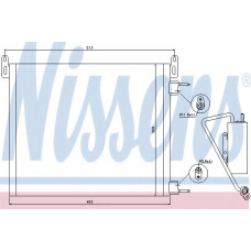 94805 NISSENS Конденсатор, кондиционер