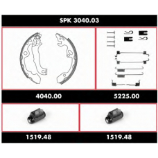 SPK 3040.03 REMSA Комплект тормозов, барабанный тормозной механизм