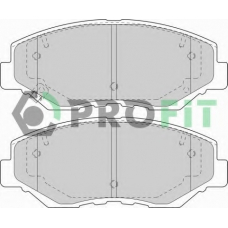 5000-1658 PROFIT Комплект тормозных колодок, дисковый тормоз