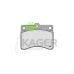 35-0207 KAGER Комплект тормозных колодок, дисковый тормоз