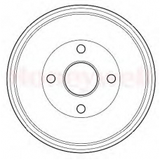 329191B BENDIX Тормозной барабан