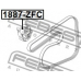 1887-ZFC FEBEST Натяжной ролик, поликлиновой  ремень
