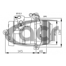 134511 ACR Компрессор, кондиционер