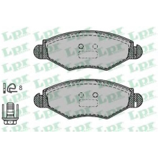 05P903 LPR Комплект тормозных колодок, дисковый тормоз