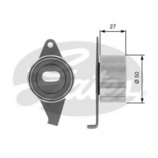 T41245 GATES Натяжной ролик, ремень грм