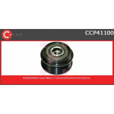 CCP41100 CASCO Ременный шкив, генератор