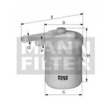 WK 32/4 MANN-FILTER Топливный фильтр