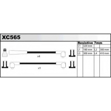 XC565 QUINTON HAZELL Комплект проводов зажигания