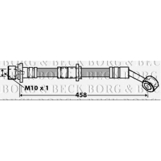 BBH7438 BORG & BECK Тормозной шланг