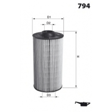 ELH4207 MECAFILTER Масляный фильтр