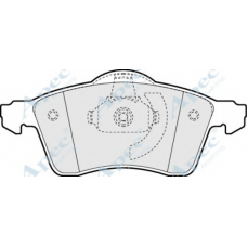 PAD954 APEC Комплект тормозных колодок, дисковый тормоз