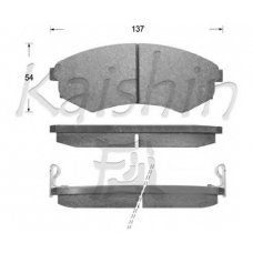 D11053 KAISHIN Комплект тормозных колодок, дисковый тормоз