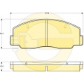 6110969 GIRLING Комплект тормозных колодок, дисковый тормоз