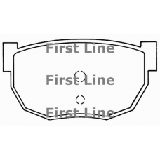 FBP1067 FIRST LINE Комплект тормозных колодок, дисковый тормоз