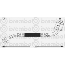 T 24 109 BREMBO Тормозной шланг