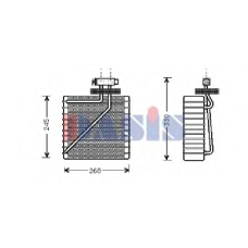 821500N AKS DASIS Испаритель, кондиционер