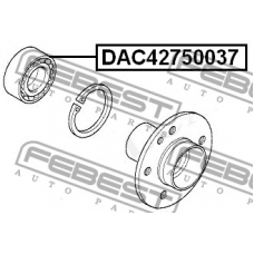 DAC42750037 FEBEST Подшипник ступичный задний (42x75x37)