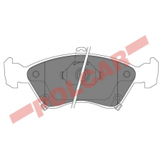 LP1231 POLCAR Hamulce - klocki