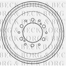 BBR7232 BORG & BECK Тормозной барабан