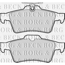 BBP1931 BORG & BECK Комплект тормозных колодок, дисковый тормоз