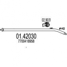 01.42030 MTS Труба выхлопного газа