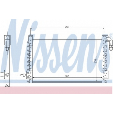 94387 NISSENS Конденсатор, кондиционер