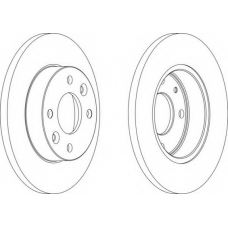 DDF055C-1 FERODO Тормозной диск