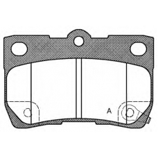 BPA1181.02 OPEN PARTS Комплект тормозных колодок, дисковый тормоз