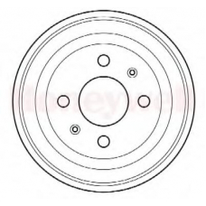 329000B BENDIX Тормозной барабан