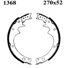 01368 BSF Комплект тормозных колодок