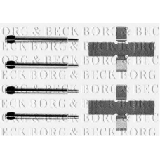BBK1002 BORG & BECK Комплектующие, колодки дискового тормоза